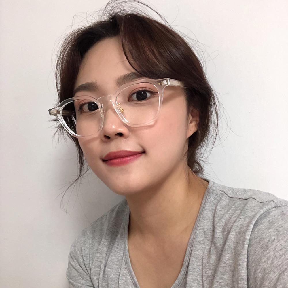 투명 안경테 성훈 하정우 기리보이 이상민 뿔테 안경 블루라이트 차단