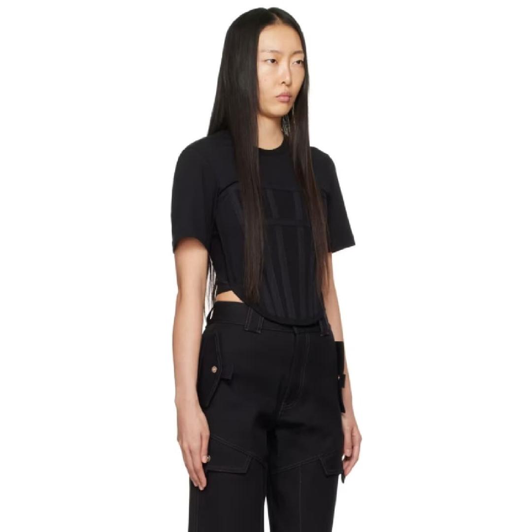 디온리 오가닉 코튼 코르셋 반팔 티셔츠 M 새상품 | 후루츠패밀리