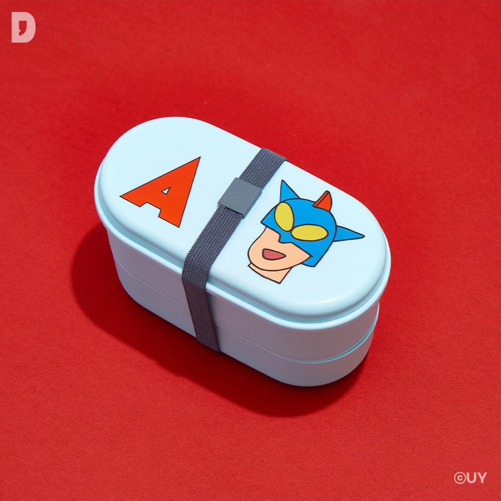 댄꼼마 짱구 액션가면 도시락통(2단/정품/식약처 인증완료/캐릭터 도시락통)