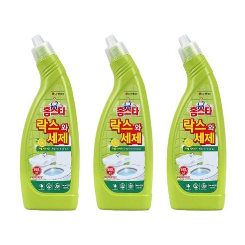 홈스타 락스와세제 허벌 시트러스, 750ml, 3개 - 락스/살균소독제 | 쿠팡