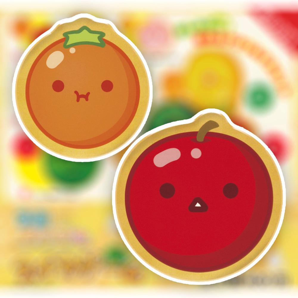 키탄클럽 가챠 수박게임 츠미캬라 아크릴 파츠 피규어 사과와 감