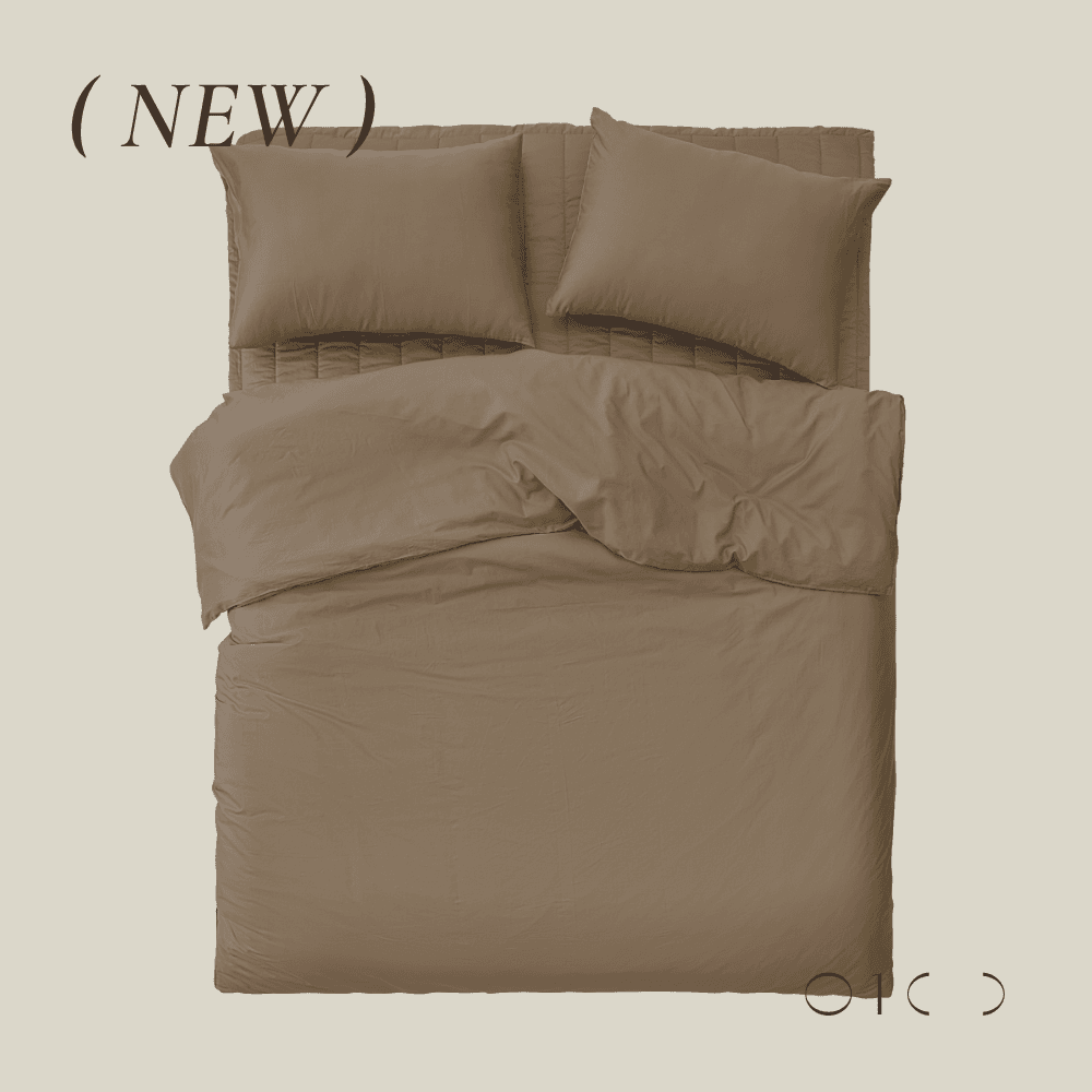 수피마 100수 사계절 이불커버 (모카베이지)