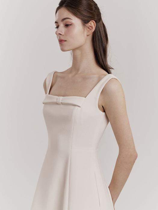 Marina Ribbon One-piece (Beige)