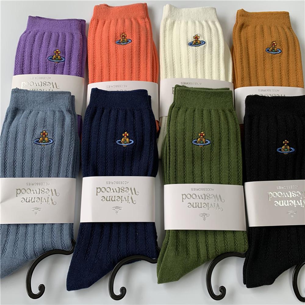 비비안웨스트우드 양말 삭스 코튼 ORB로고  바잉 패션 (시즌오프) (국내발송)