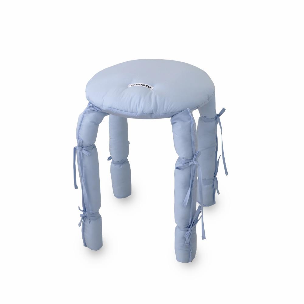 ribbon stool (sky blue)