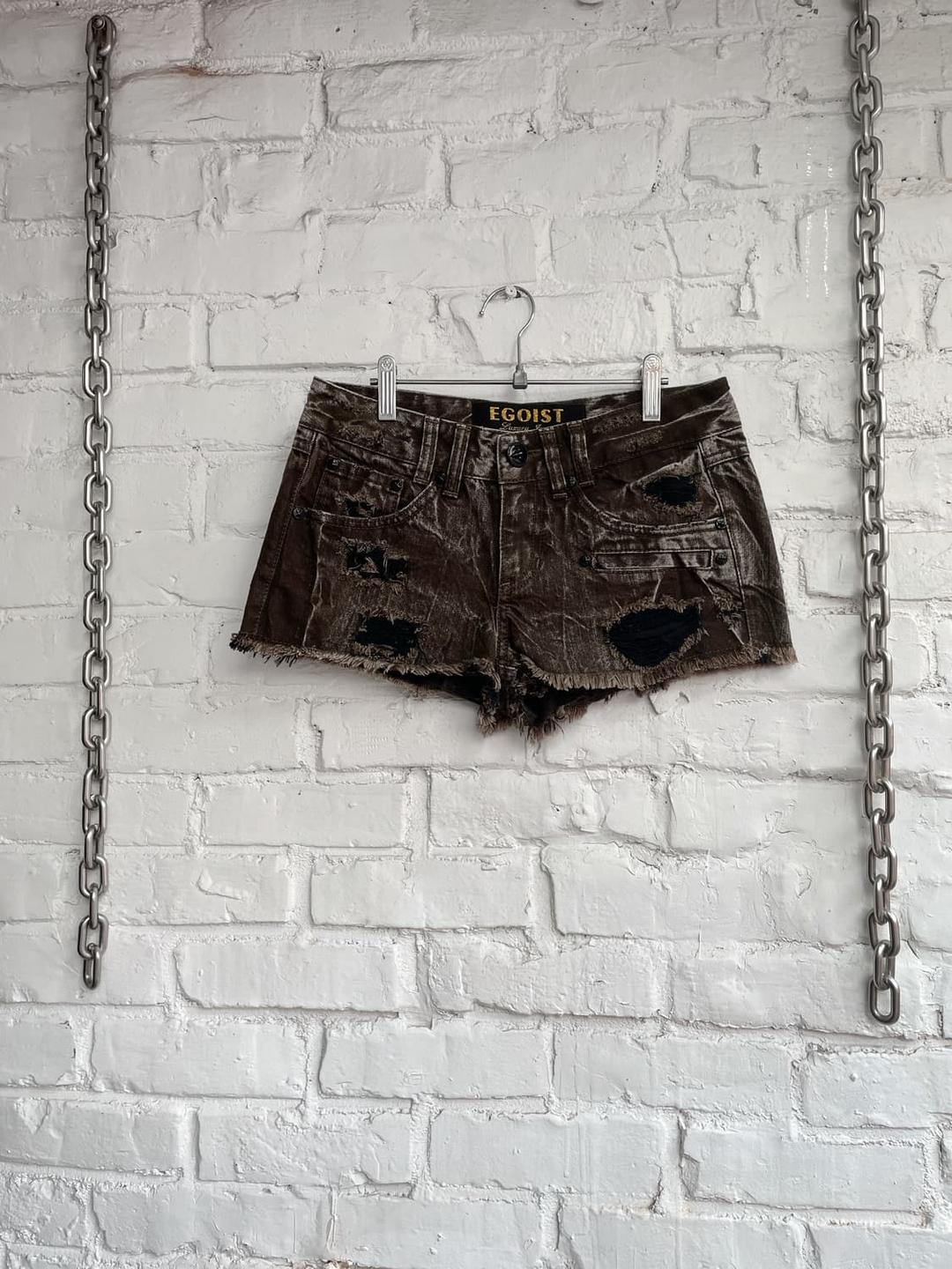 egoist 브라운 그런지 숏팬츠 | 후루츠패밀리