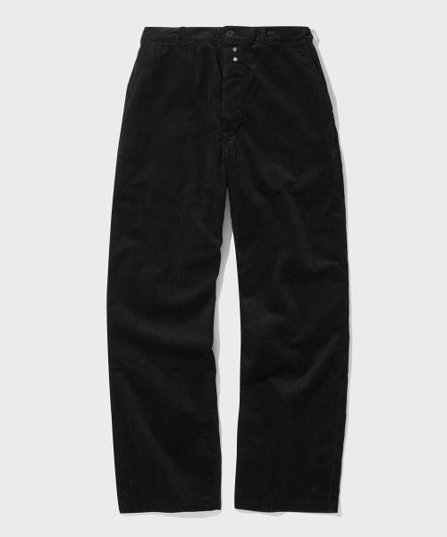 CORDUROY COMFORT FRENCH WORK PANTS_BLACK