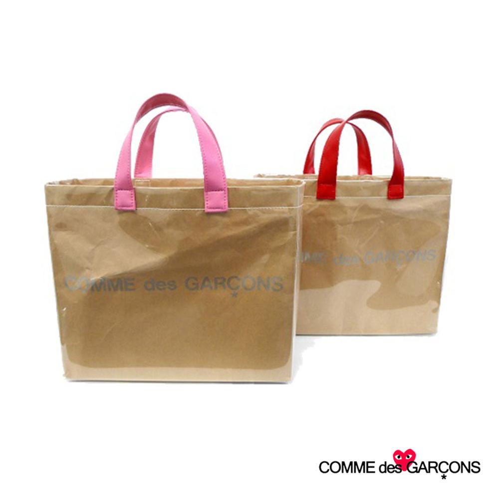 꼼데가르송 걸 PVC 토트백 2컬러