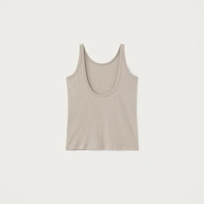 Noll Scoop Back Tank - Beige