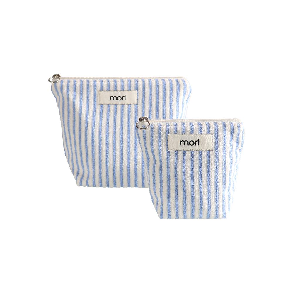 Mellow pouch (Stripe/Sky)