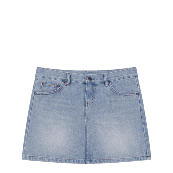 W) SUNDAY DENIM SKIRT LIGHTBLUE