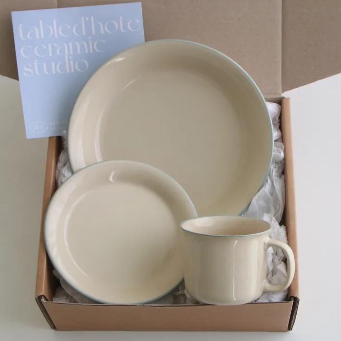 [29CM 단독] [gift Set] 타블도트 콤포트 1인 브런치 홈카페 식기 그릇 선물세트 3P