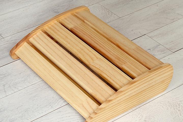 학생 직장인 사무실 풋스툴 원목 발받침대 1단