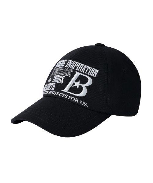 B LOGO 볼캡 [올 블랙]