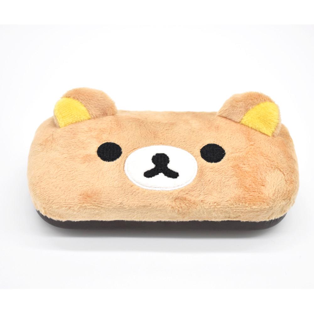 리락쿠마 코리락쿠마 안경케이스 안경집 안경수납 보들보들 털 가죽 부드러운 귀여운 안경함 : Hathor 하토르