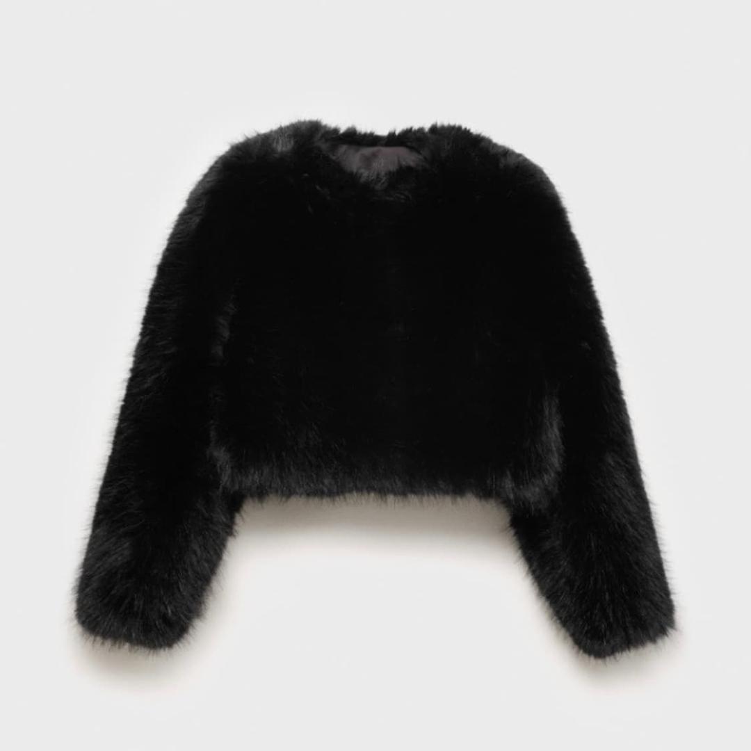 Mango 망고 퍼자켓 블랙 S | 후루츠패밀리