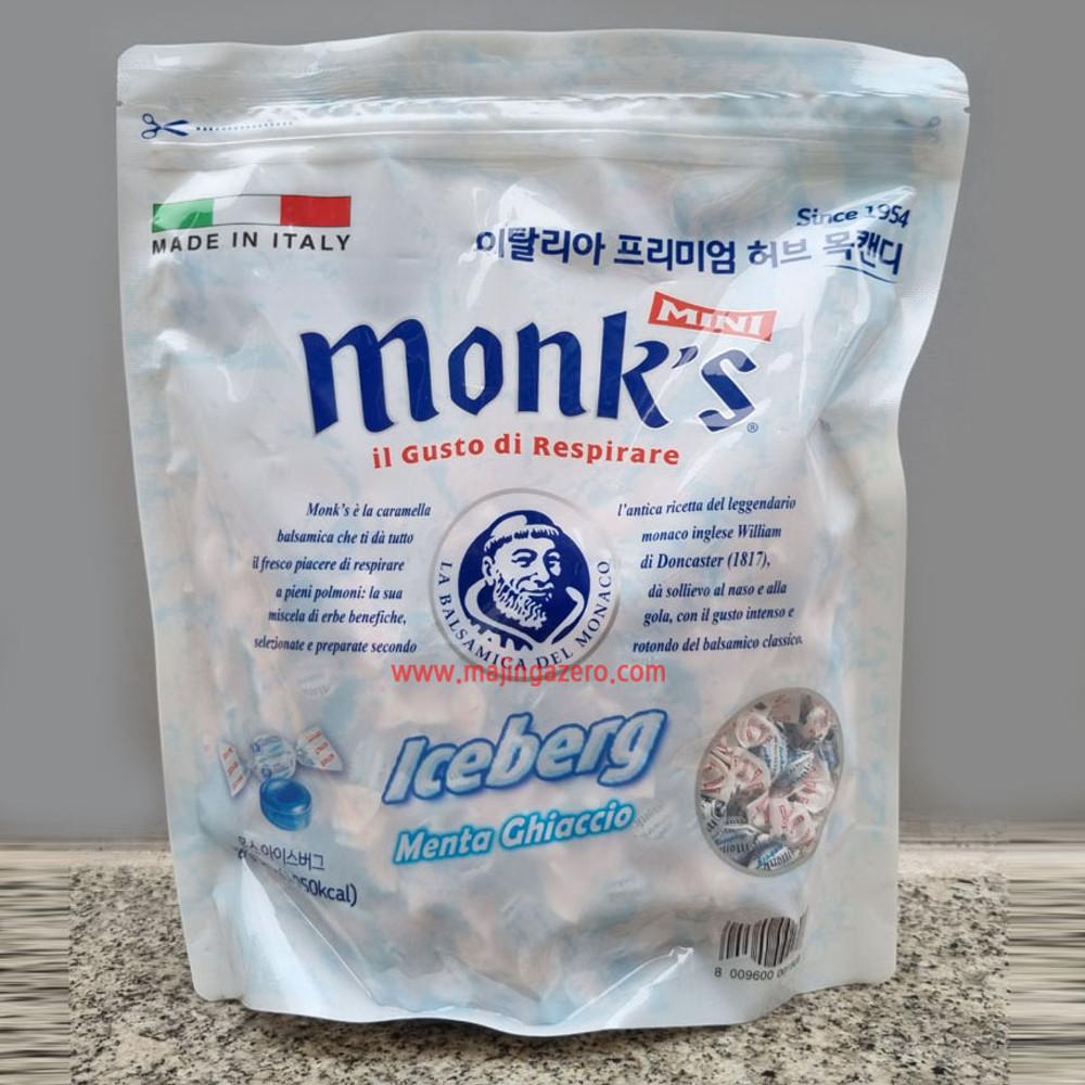 MONKS 몽스 아이스버그 허브 캔디 500g 이탈리아 프리미엄 목캔디