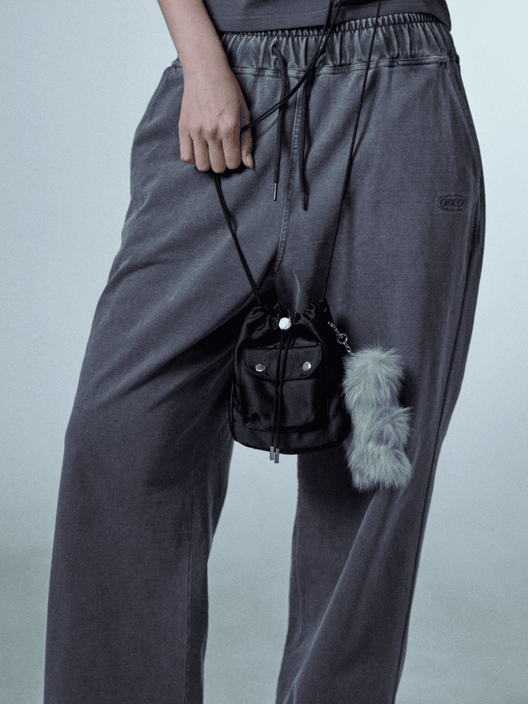 [FAD] STRING BAG (BLACK)