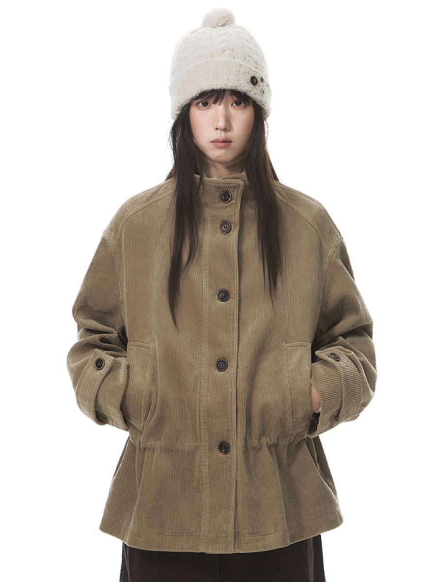 TAKEANAP Pleats Corduroy Haven Jacket (2color)