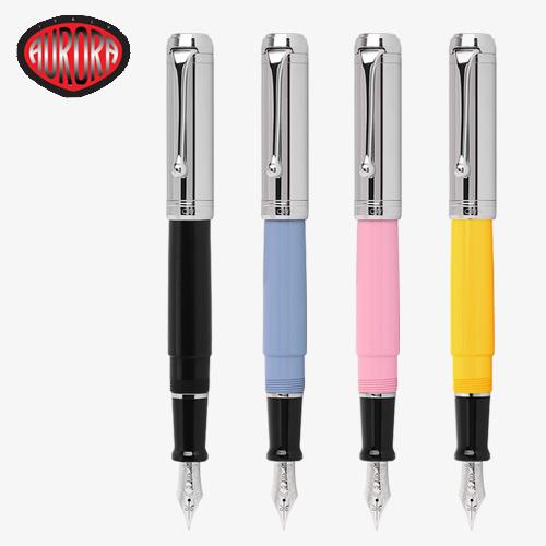 오로라 만년필 탈렌튬 크롬캡 D11