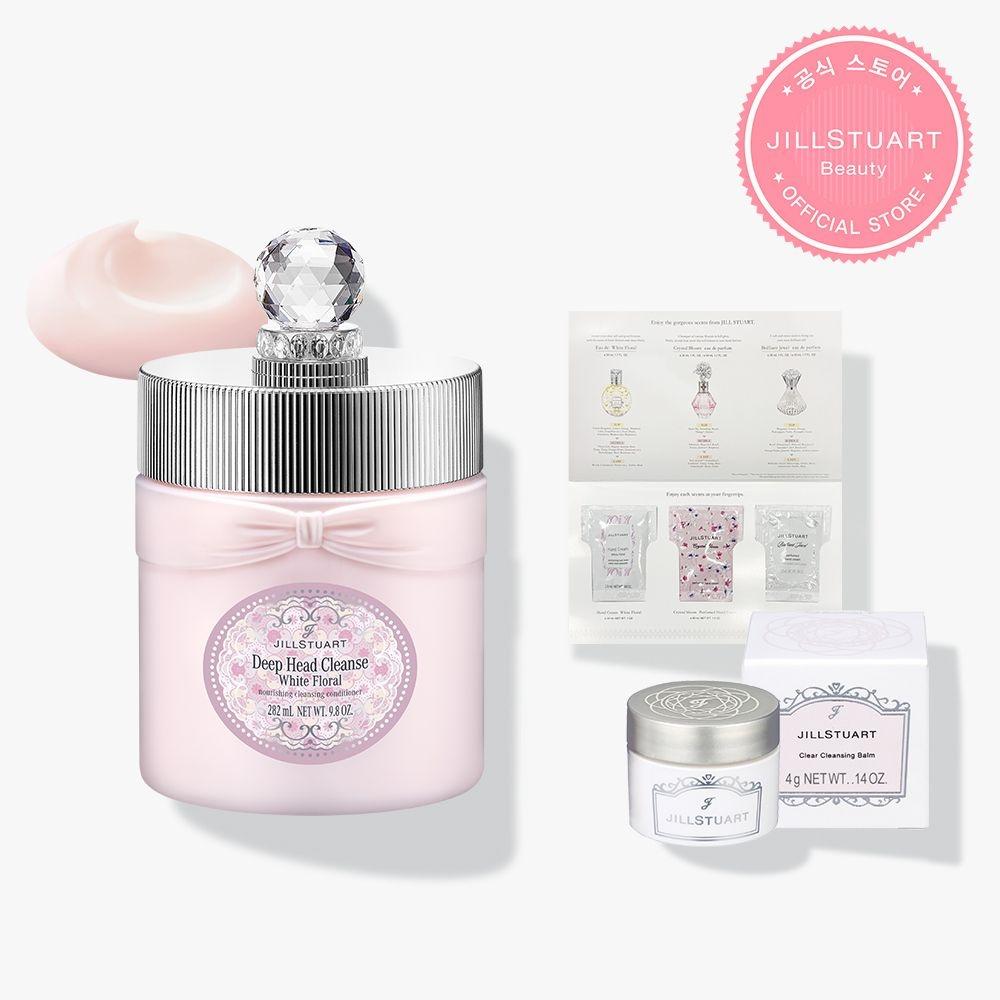 [NEW] 화이트 플로럴 딥 헤드 클렌즈 280g (+클렌징 밤 4g, 핸드크림 3종 샘플 증정)