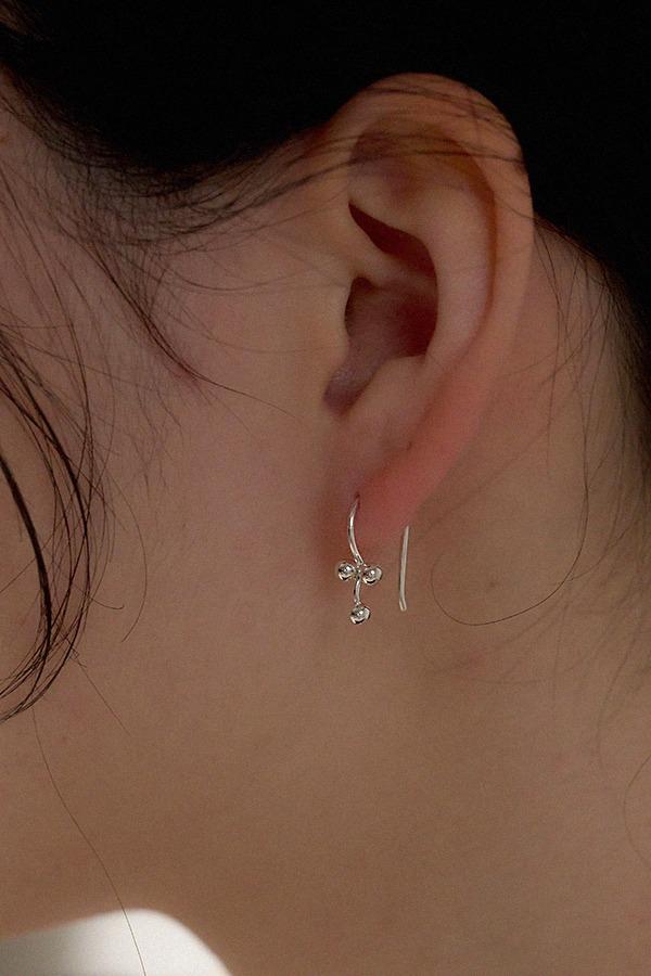 [silver925]  petit flower earring (2color)