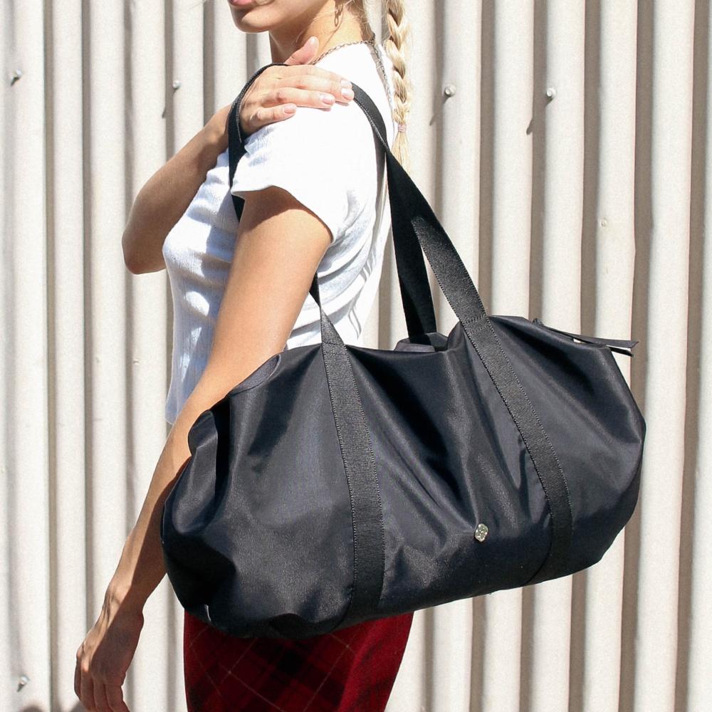 Aurora Shirring Duffle Big Bag 오로라 셔링 더플 빅백_Black