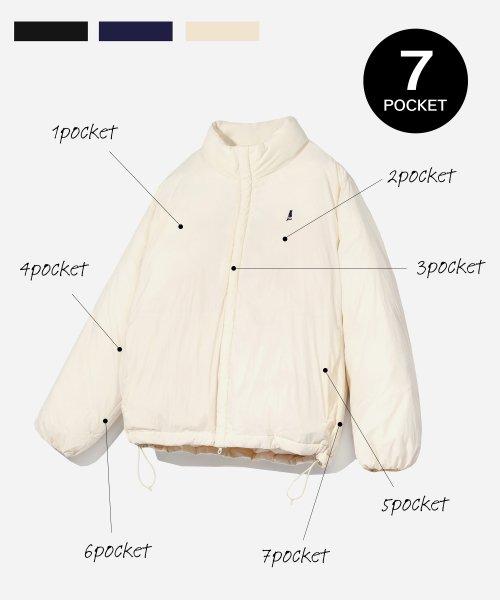 [3 COLOR] 007 POCKET SHORT PUFFER JACKET