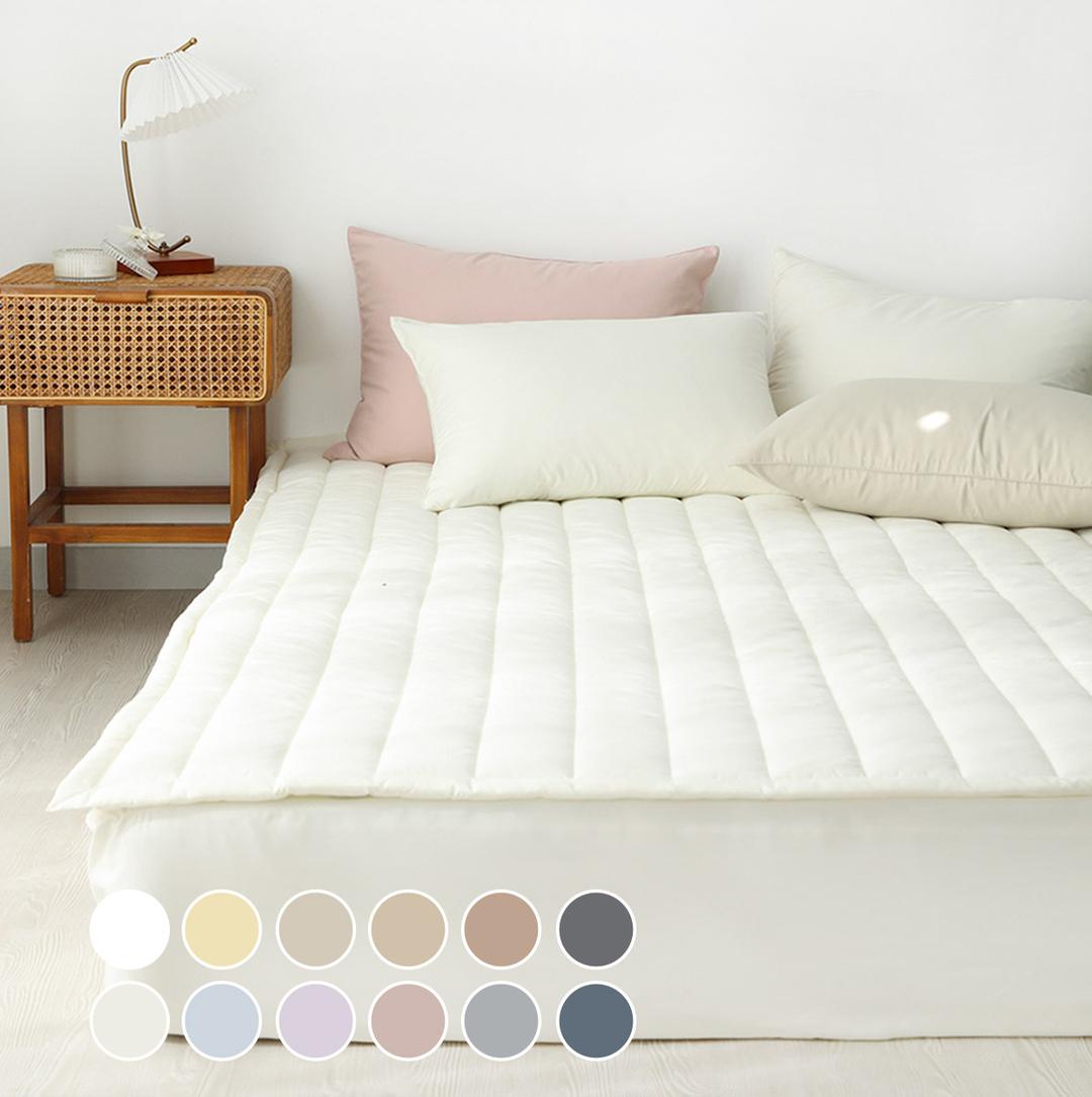 아망떼 직잭특가🍀복숭아촉감 고정밴드 뉴데이즈 침대패드 SS/Q/K 11컬러