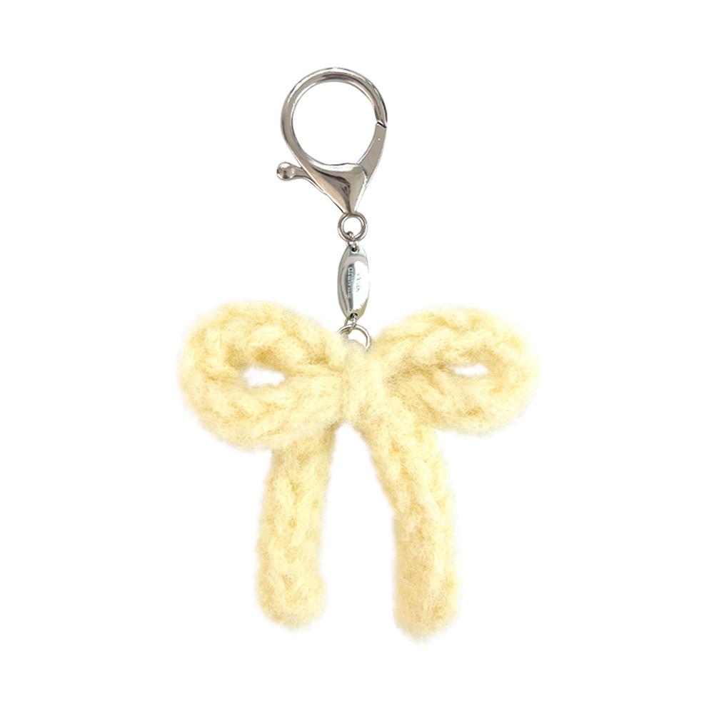 [Handmade] 레몬 크로셰 리본 키링