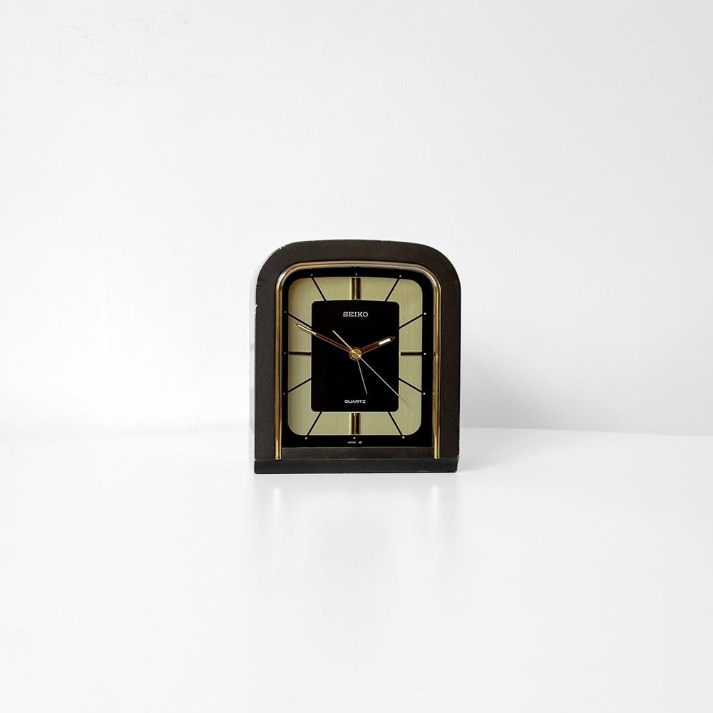 1980s Seiko Quartz Alarm Table Clock
