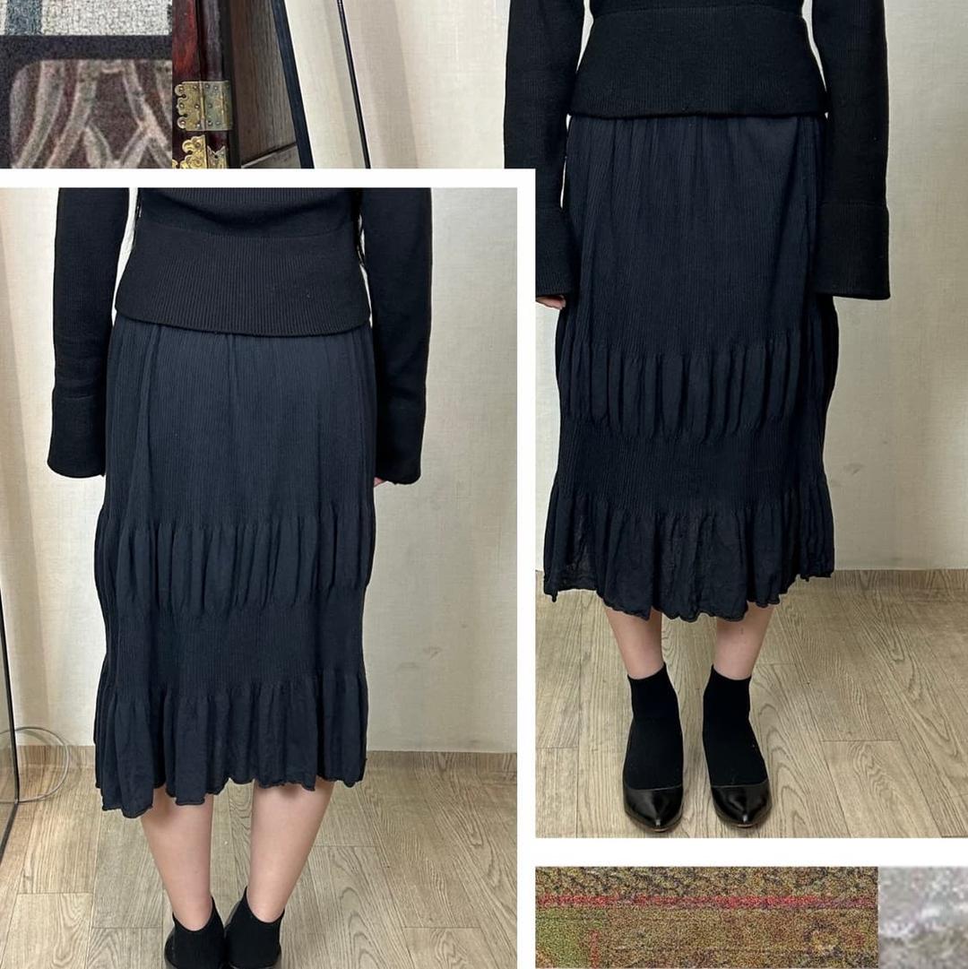 이세이미야케 립 니트 스커트 | 후루츠패밀리