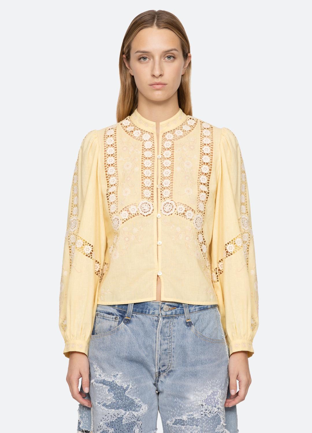 Vesna Blouse - L / Yellow