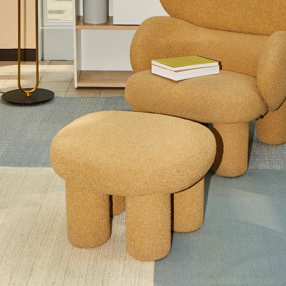 알로소 엘머 오토만 스툴 [부클레 패브릭]