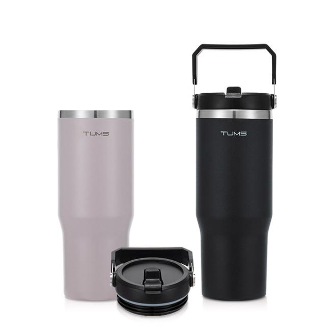 텀스 킹덤 핸들 진공 스텐텀블러 880ml