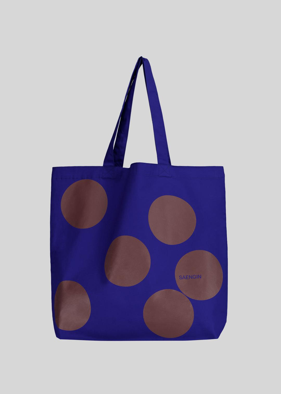 DOT TOTE BAG - NAVY