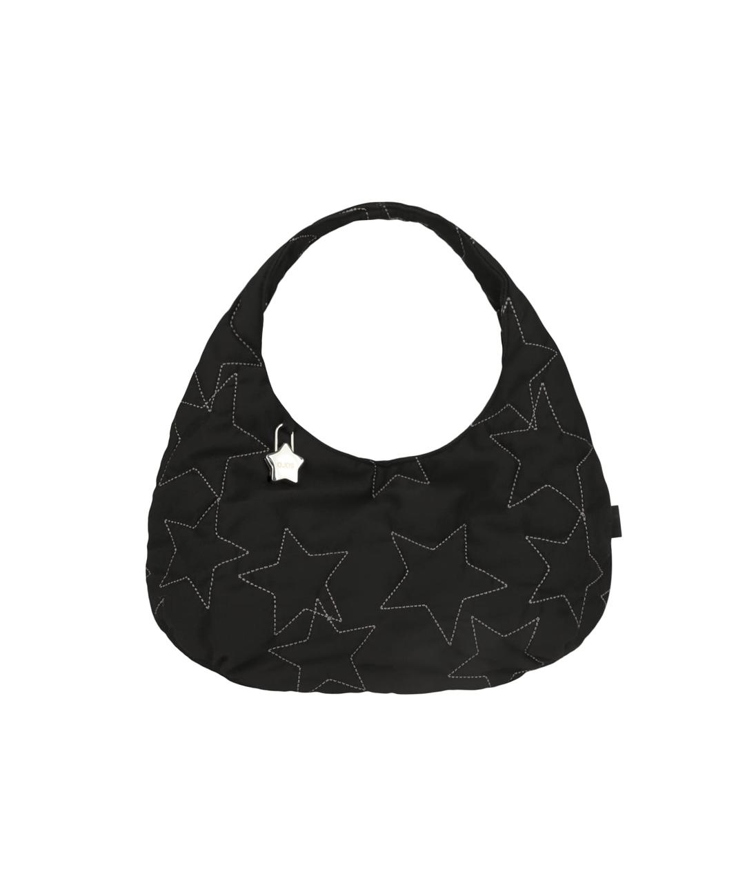 Starquilt padded Hobo Bag / Black