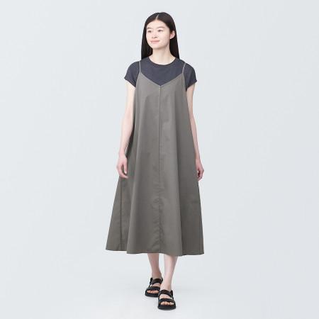[MUJI] 여성 구김이 잘 가지 않는 캐미솔 원피스 BC2KHA4S