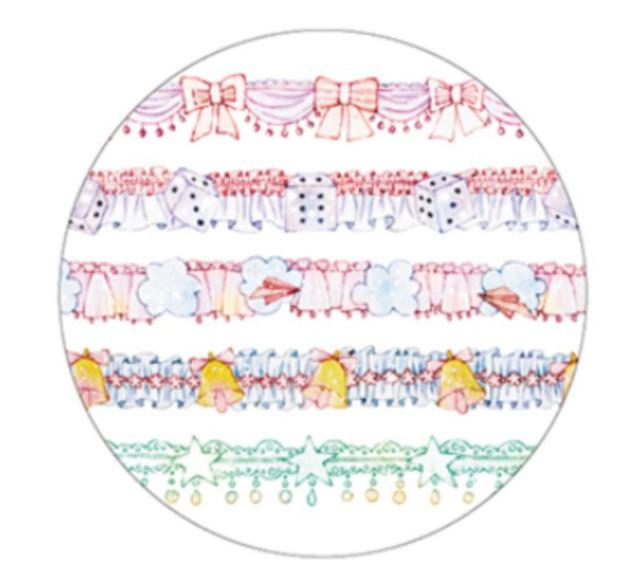Okmt 커튼 12mm 마스킹테이프 세트