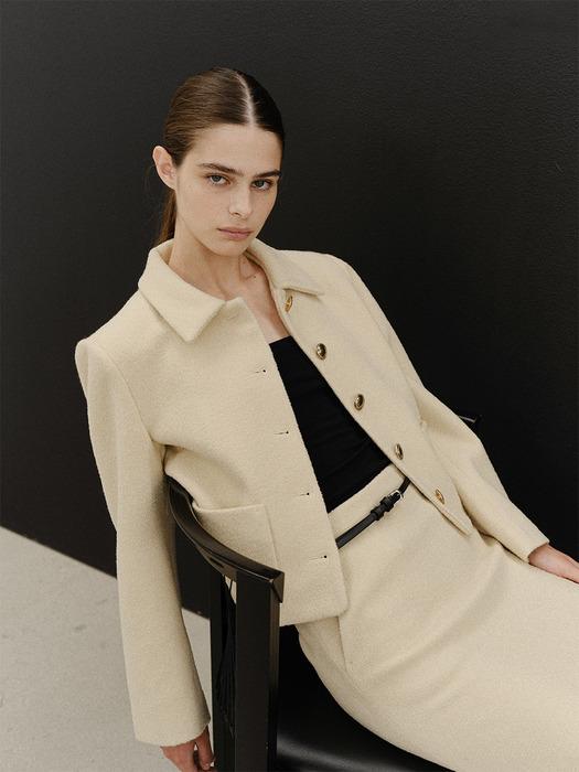 TVF WOOL BOUCLE TWEED BLAZER_2COLORS