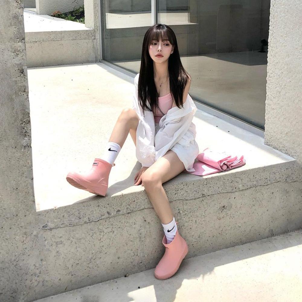 페이퍼플레인 레인부츠 가벼운 패션장화 여성부츠 PP1400