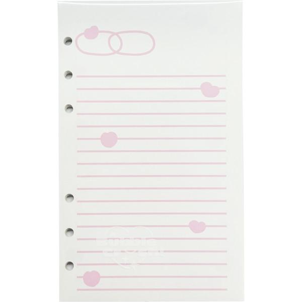 [A6/속지]볼드라인 하트 - 노트