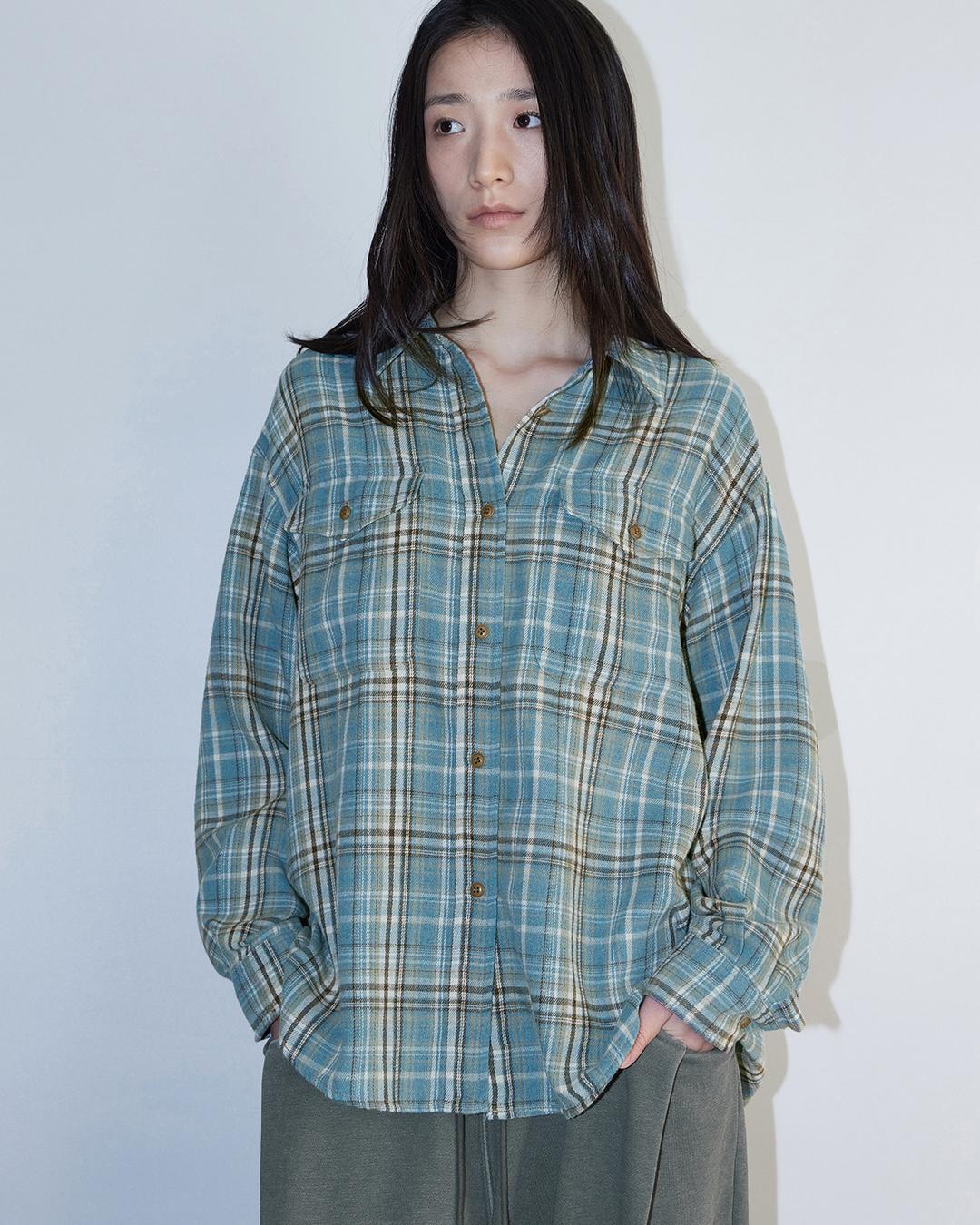 [online exclusive] new rossi check shirt (blue)