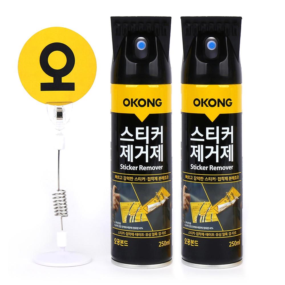 오공 스티커 제거제 250ml 끈적임 끈끈이 유리 스티커자국 제거
