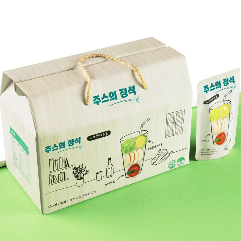 [모야 앵콜 이벤트!!] 주스의정석 양배추사과즙 (2, 3, 5, 9박스 구매 시 추가할인/ 9박스 모야 단독 옵션!!)