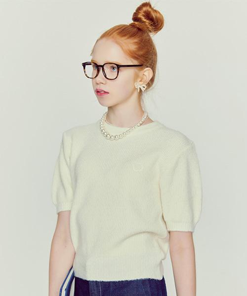 Half Crop Knit [Ivory]