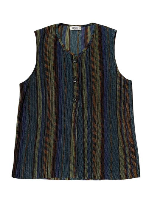 3button pleats top