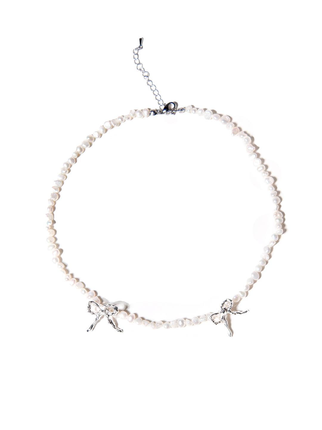 DOUBLE RIBBON NECKLACE