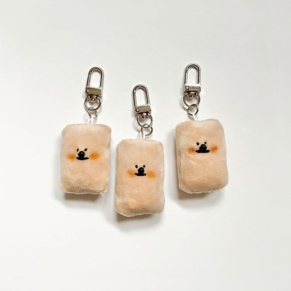 디위드｜치아바타 빵 비숑 인형 키링