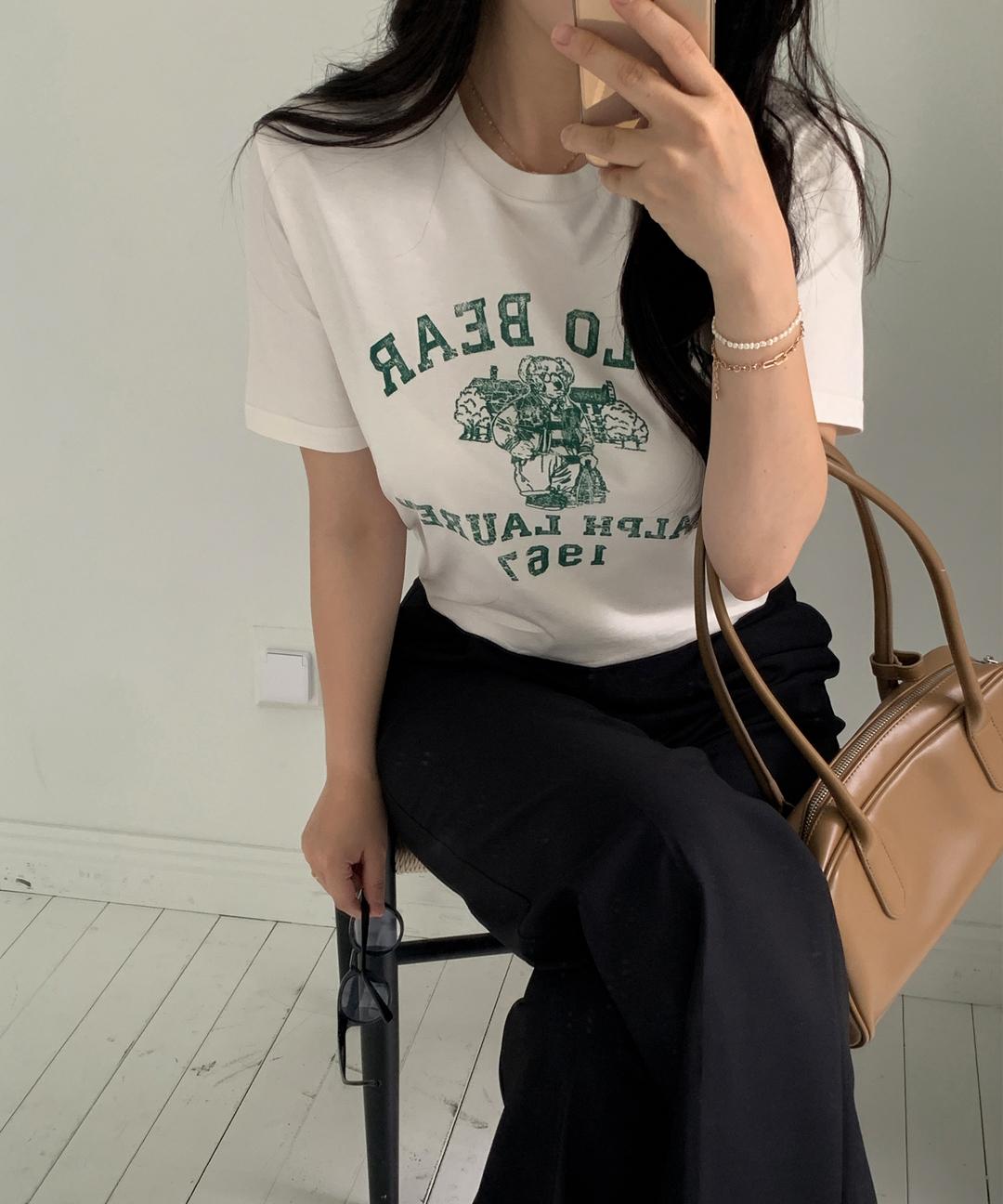 세컨찬스 폴로 랄프로렌 베어 그래픽 티셔츠 보이즈